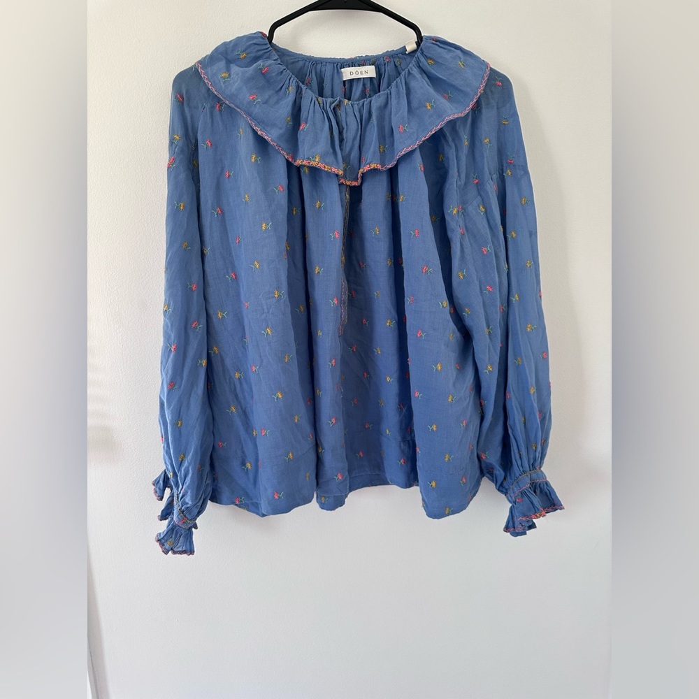 Dôen summer embroidered blouse